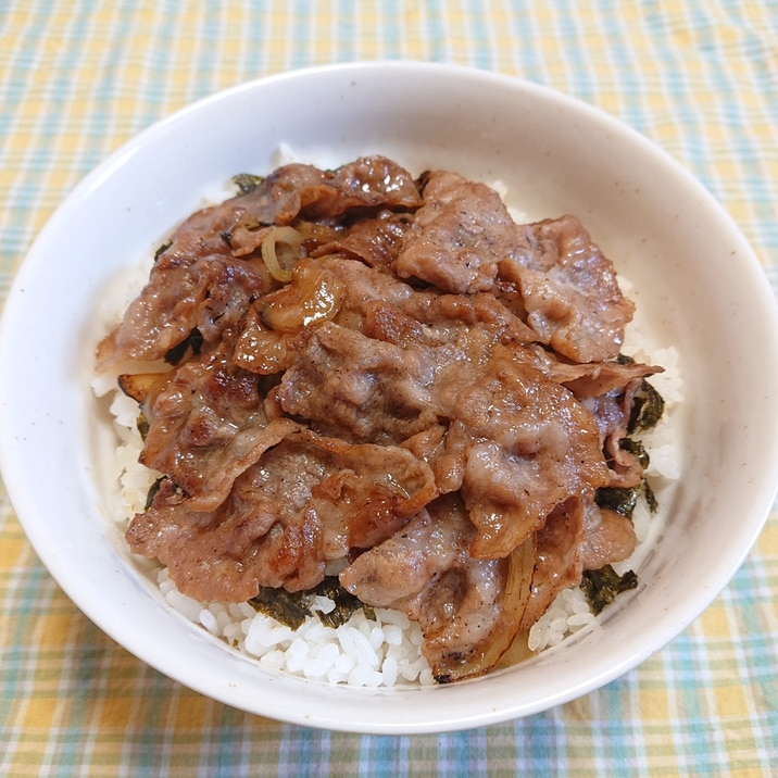 割烹料理店のまかない飯☆京風焼き豚丼